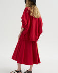 Technical Skirt, Red