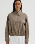 Checked Bomber Shirt, Check