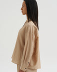 Oversized Shirt, Beige