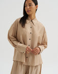 Oversized Shirt, Beige
