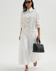 Bomber Shirt, White