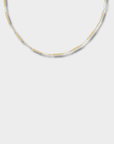 Deco Tubitos Necklace, Yellow Gold