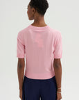 Greta Fine Cotton Stretch Top, Cameo
