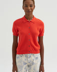 Leslie Cashmere Cardigan, Poppy