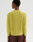 Chelsea - Solid Cotton Sweater, Citron