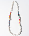 Afghan Woven Section, White Coral
