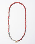 Vintage Ethiopian Black Hearts, Brick Red