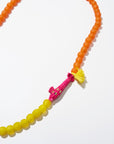 Seaglass + Raffia, Orange & Yellow