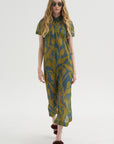 Printed Dress, Blue