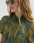 Printed Dress, Blue