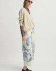 Bias Cut Fitted Shirt, Stone