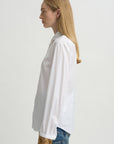 Embellished Cuff Shirt, White