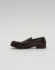 Ruched Loafer, Olive