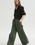 Pleated Pant, Sage