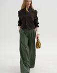 Pleated Pant, Sage