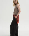 Stripe Pants, Dark Brown