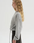 Long Sleeve Sweatshirt, Grey Melange