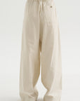 Stripe Wide Legs, Ecru