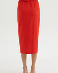 Knot Skirt, Red