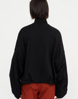 Sweatshirt Jacket, Black