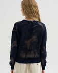 V-Neckline Sweater, Navy