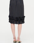 Stripe Skirt, Navy
