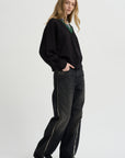 Layered V-Neck Sweatshirt