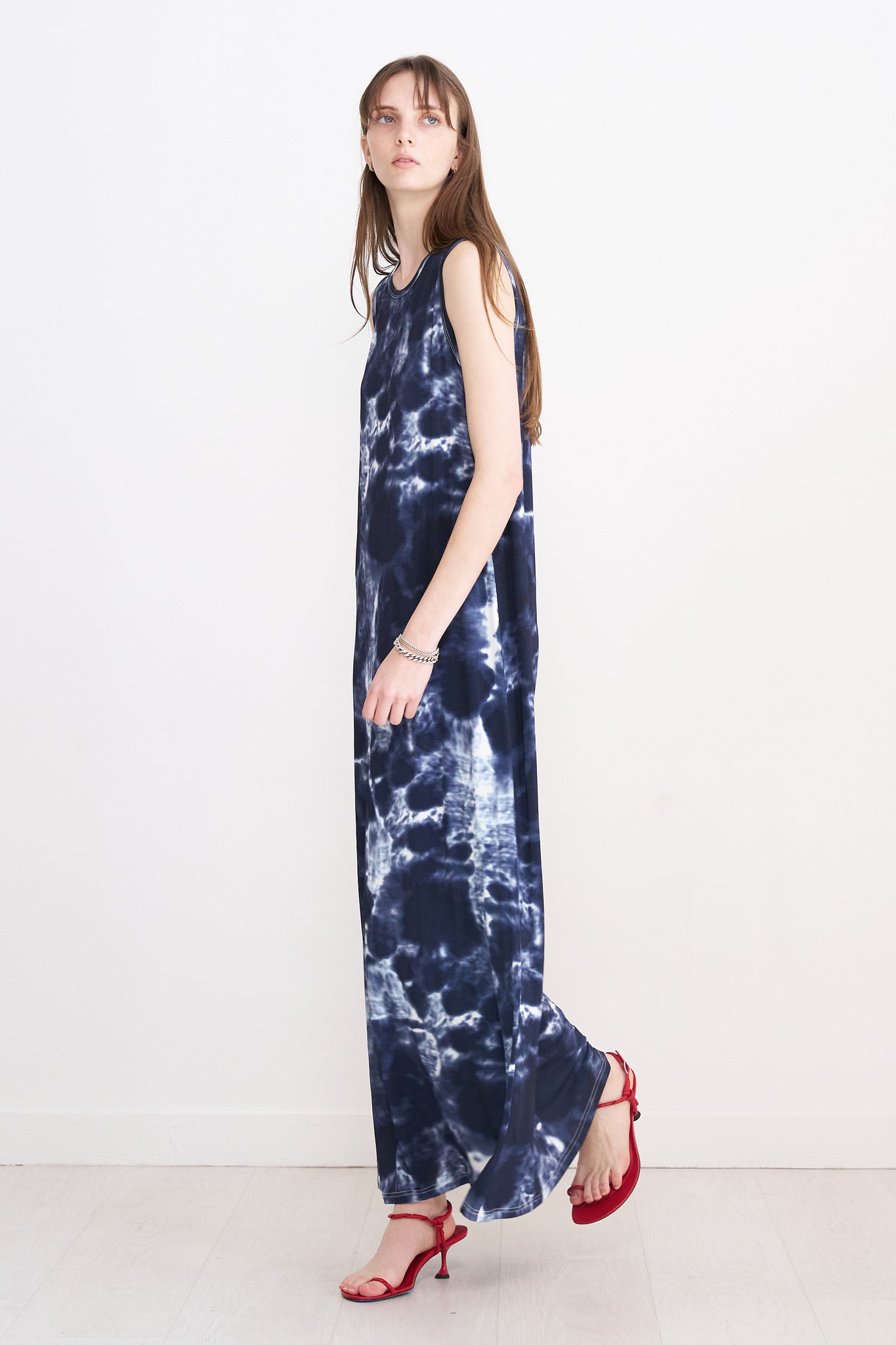Christian Wijnants - Dalmanu Long Jersey Dress, Night Blue Ink