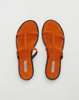 Lips Suede Sandal, OJ