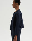 Chunky T-Shirt - Poplin, Midnight