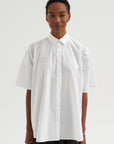 Wide Back Shirt, White