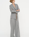 Loose Blazer - Fischgrat, Silver Grey