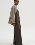 Full Pants - Spigato, Dark Taupe
