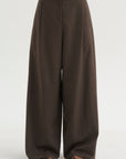 Full Pants - Spigato, Dark Taupe
