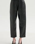 Carrot Pants Nappa, Charcoal