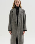 Oversized Coat, Black & White