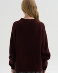 Crewneck Raglan Sweater, Bakelite