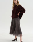 Crewneck Raglan Sweater, Bakelite