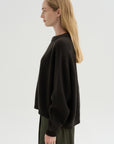 Crew Neck Raglan Sweater