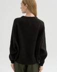 Crew Neck Raglan Sweater