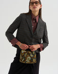 Cropped Blazer, Brown