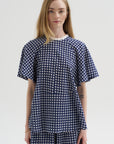 Weill Blouse, Blue Gingham