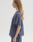Weill Blouse, Blue Gingham
