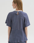 Weill Blouse, Blue Gingham