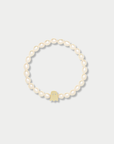 Fantasma Oval Pearl, Yellow Gold