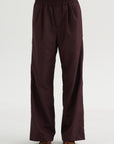 Wide Leg Pants, Plum