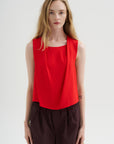 Sleeveless Top, Solar Red