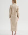 Long Sleeve Dress, Sand