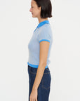 Pique Shrunken Polo, Sail Combo