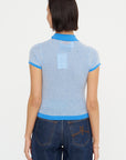 Pique Shrunken Polo, Sail Combo